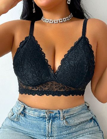 Bustiera SHEIN CURVE, negru