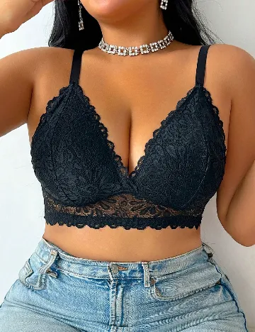 Bustiera SHEIN CURVE, negru