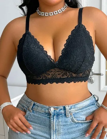 Bustiera SHEIN CURVE, negru