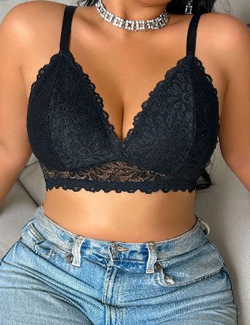 Bustiera SHEIN CURVE, negru
