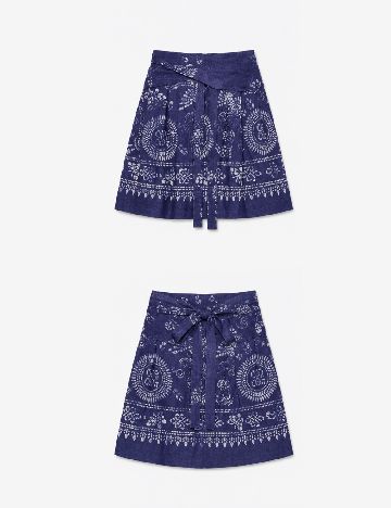 Fusta Zara, bleumarin inchis