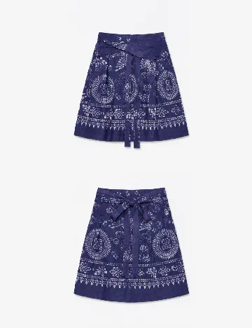 Fusta Zara, bleumarin inchis