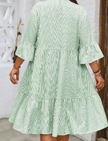 Rochie scurta SHEIN CURVE, verde