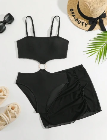 Costum de baie Shein Kids, negru