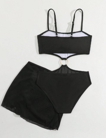 Costum de baie Shein Kids, negru