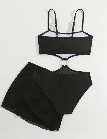 Costum de baie Shein Kids, negru