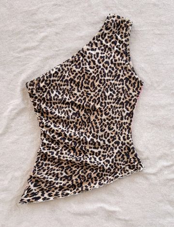 Top SHEIN, animal print