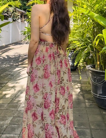 Rochie lunga Dazy, floral