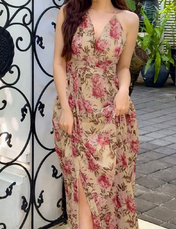 Rochie lunga Dazy, floral