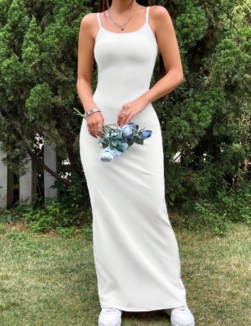 Rochie lunga SHEIN, alb