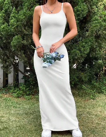 Rochie lunga SHEIN, alb