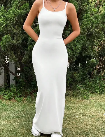 Rochie lunga SHEIN, alb