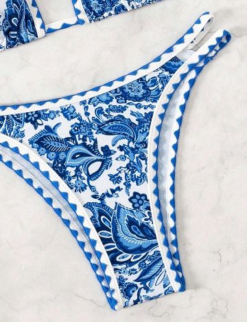 Costum de baie SHEIN, albastru