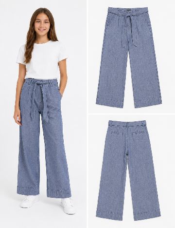 Pantaloni Zara, albastru