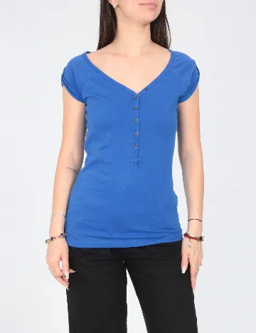 Tricou Bershka, albastru