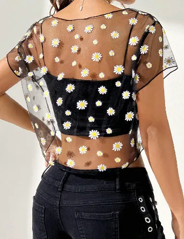 Top SHEIN, negru