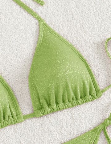 Costum de baie SHEIN, verde
