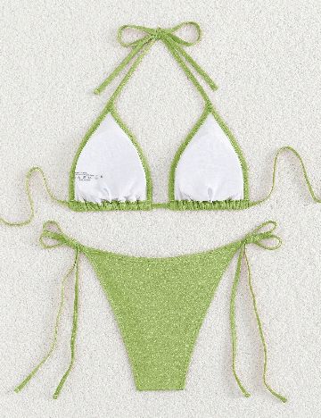 Costum de baie SHEIN, verde