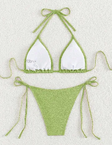 Costum de baie SHEIN, verde