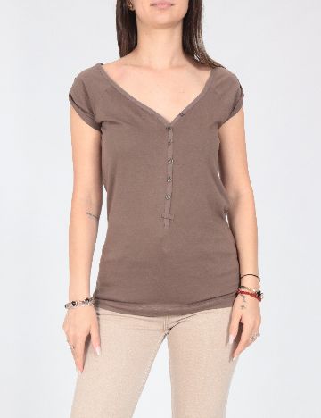 Tricou Bershka, maro