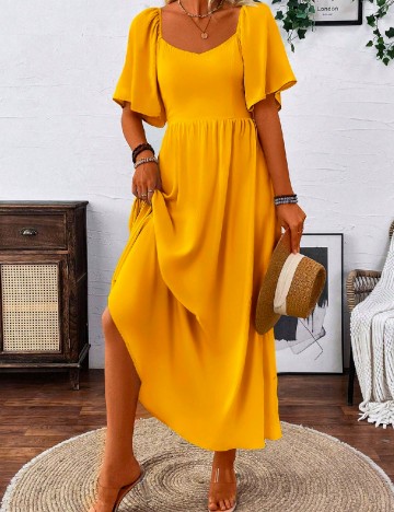 Rochie lunga SHEIN, galben