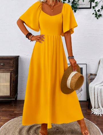 Rochie lunga SHEIN, galben