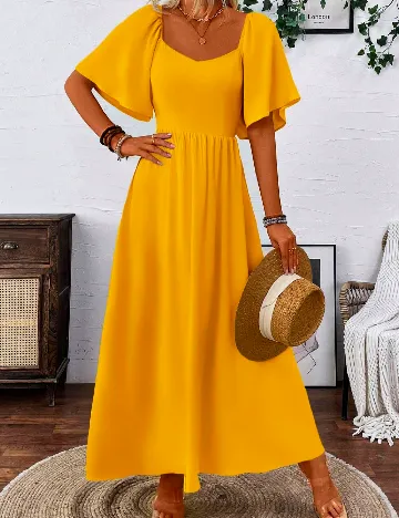 Rochie lunga SHEIN, galben