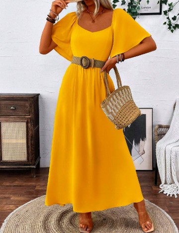 Rochie lunga SHEIN, galben