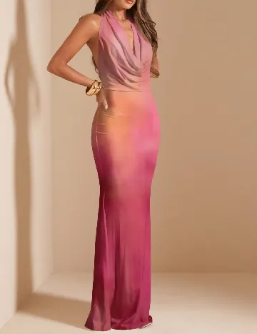 Rochie lunga SHEIN, roz