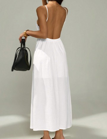 Rochie lunga SHEIN, alb