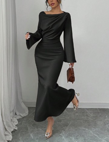 Rochie lunga SHEIN, negru