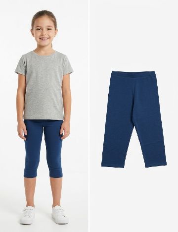 Colanti trei sferturi Zara, bleumarin
