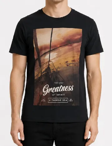 Tricou Bershka, negru