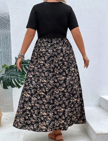 Rochie lunga SHEIN CURVE, negru