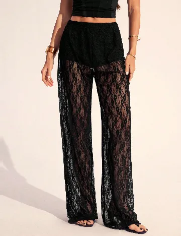 Pantaloni SHEIN, negru