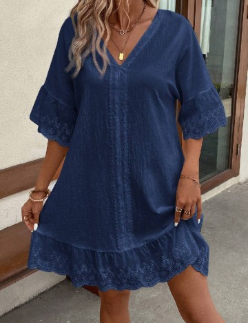 Rochie scurta SHEIN, bleumarin
