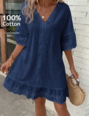 Rochie scurta SHEIN, bleumarin