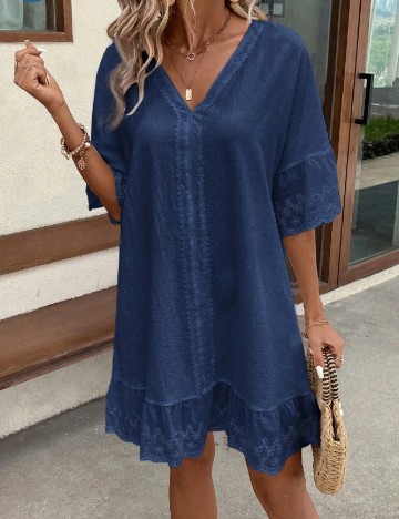 Rochie scurta SHEIN, bleumarin