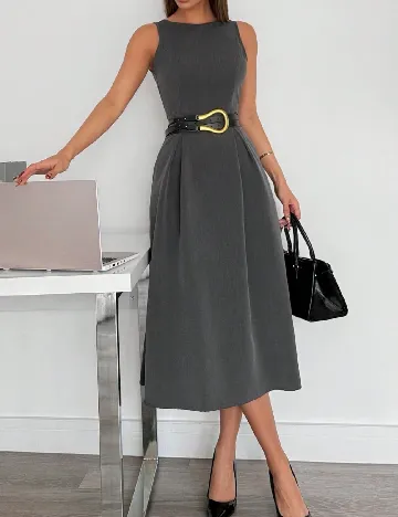 Rochie medie SHEIN, gri