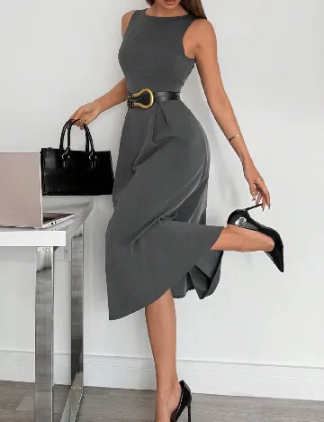Rochie medie SHEIN, gri