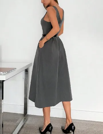 Rochie medie SHEIN, gri