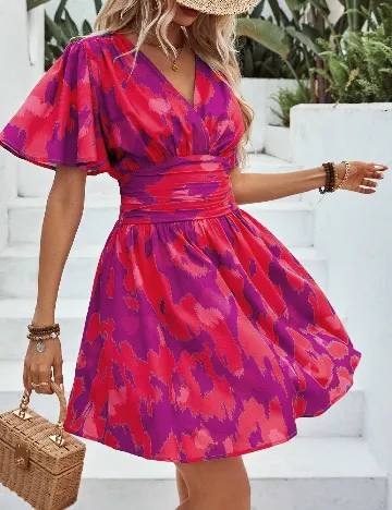 Rochie scurta SHEIN, mix culori