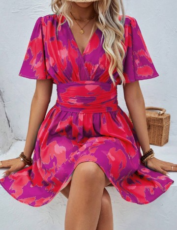 Rochie scurta SHEIN, mix culori