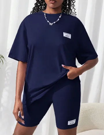 Compleu Shein Kids, bleumarin