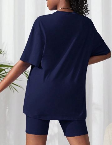 Compleu Shein Kids, bleumarin
