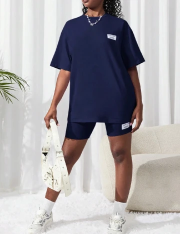 Compleu Shein Kids, bleumarin