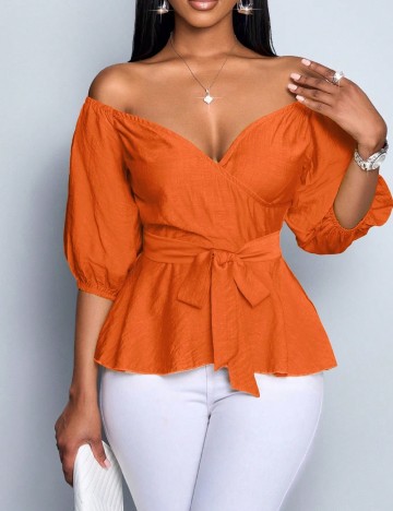 Bluza SHEIN, portocaliu