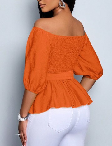 Bluza SHEIN, portocaliu