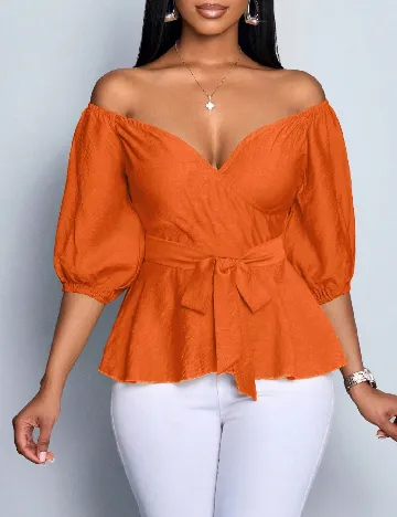 Bluza SHEIN, portocaliu