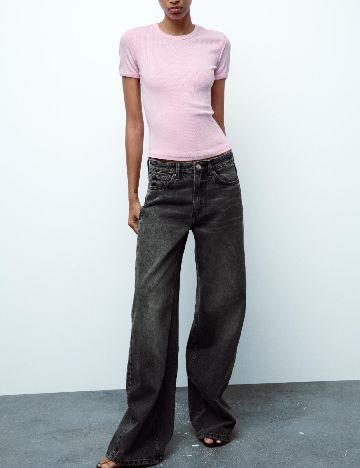 Tricou Zara, roz